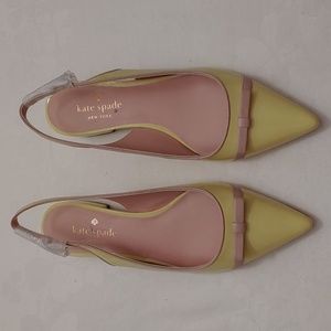 Kate Spade Women's Size 8.5 "Antibes" 1 inch heel sling, NWOB